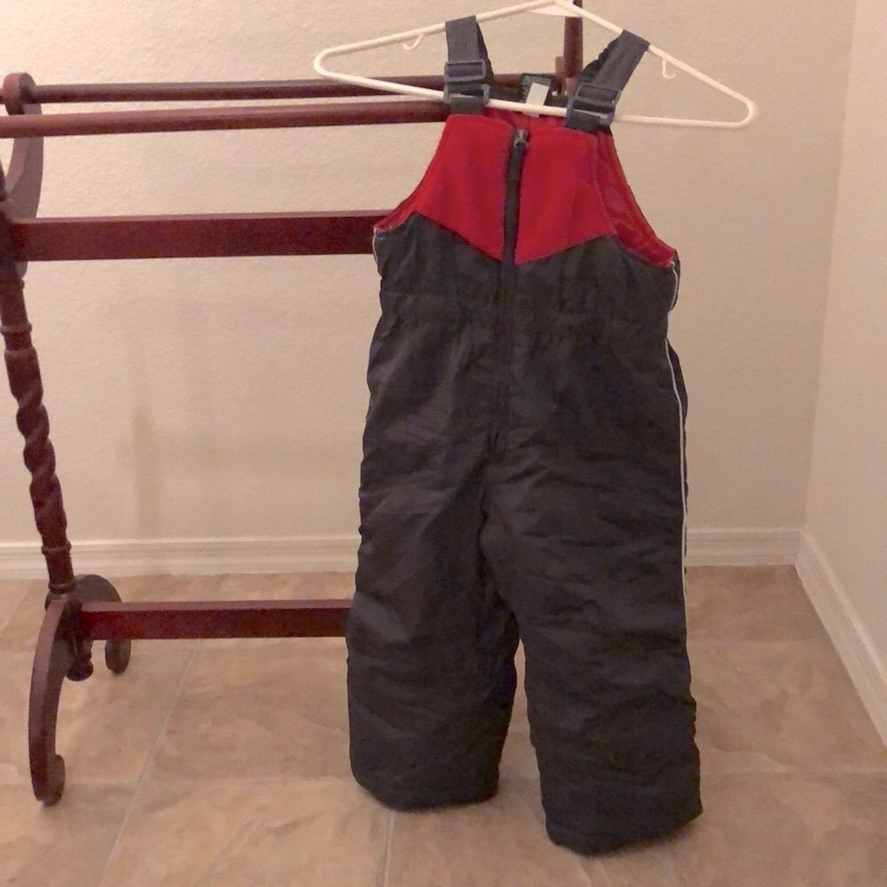 Boys Sz. 4T Warm Winter Weather Proof Snow/or/Cold Travel Bib SnowPants/Coverall